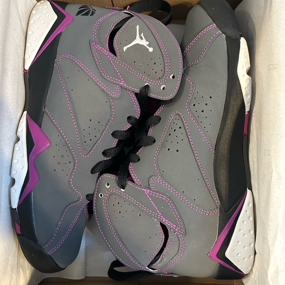 Jordan 7 Retro 30th GG in Gray and White